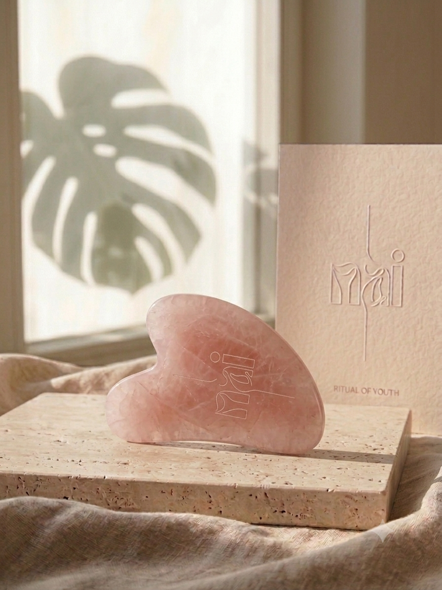 Nai-Rose Quartz Gua Sha